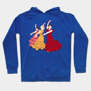 Women dance flamenco. Hoodie